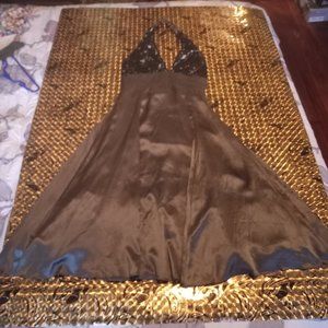 Greyish Brown Halter Top Dress